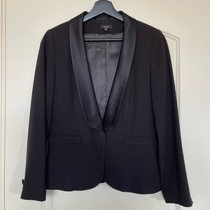 Black Tuxedo-Style Blazer